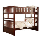Rowe Dark Cherry Full/Full Bunk Bed - Ornate Home