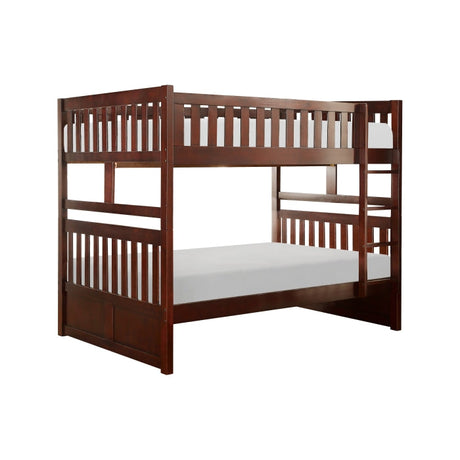 Rowe Dark Cherry Full/Full Bunk Bed - Ornate Home