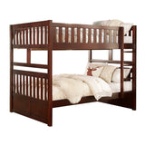 Rowe Dark Cherry Full/Full Bunk Bed - Ornate Home