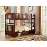 Rowe Dark Cherry Full/Full Bunk Bed - Ornate Home