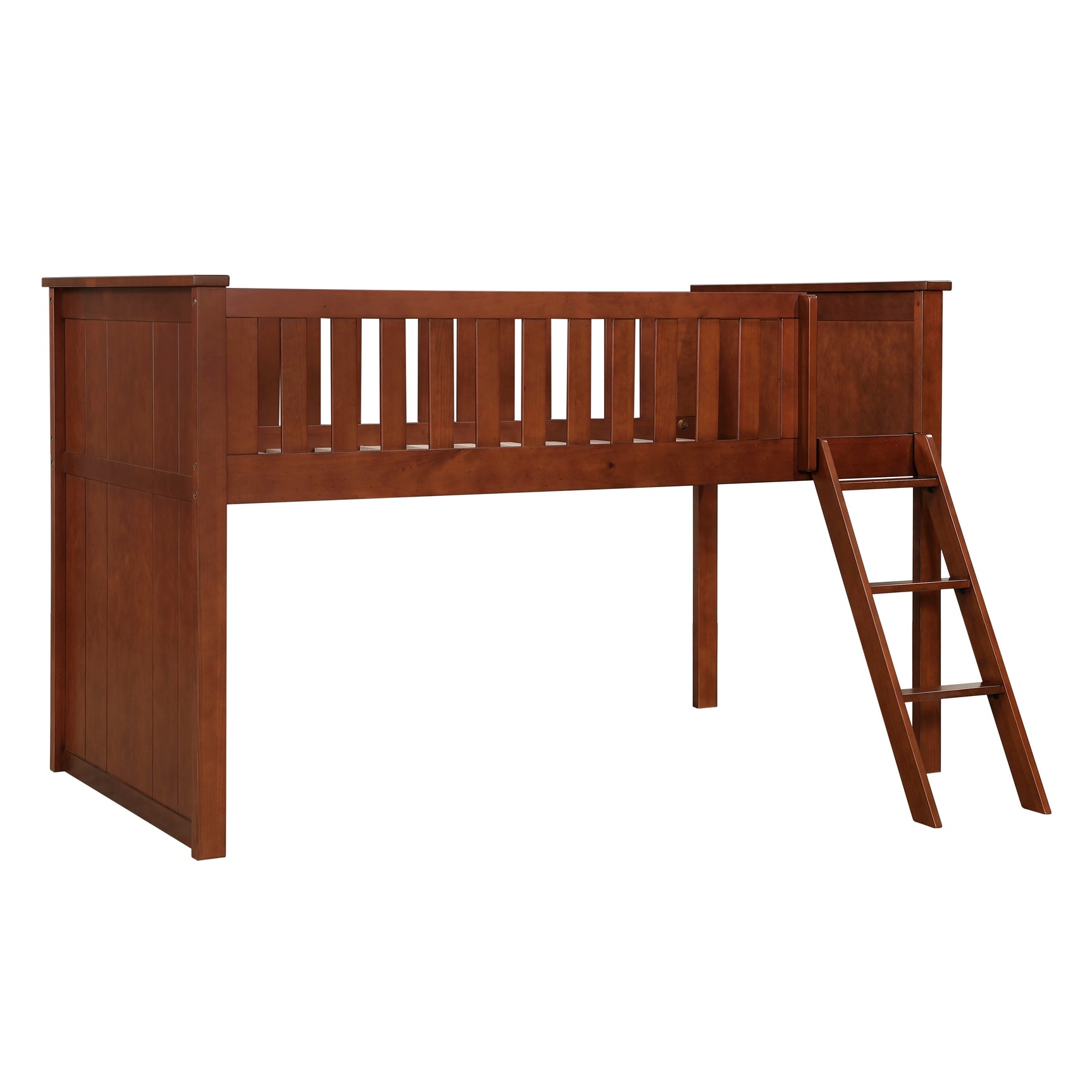 Rowe Dark Cherry Low Loft Bunk - Ornate Home