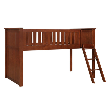 Rowe Dark Cherry Low Loft Bunk - Ornate Home