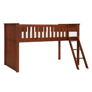 Rowe Dark Cherry Low Loft Bunk - Ornate Home