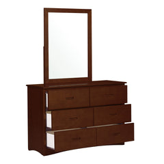 Rowe Dark Cherry Mirror - Ornate Home