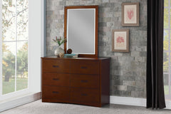 Rowe Dark Cherry Mirror - Ornate Home