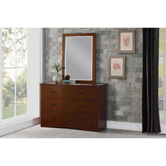 Rowe Dark Cherry Mirror - Ornate Home