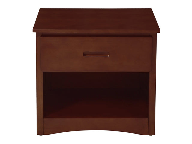 Rowe Dark Cherry Nightstand - Ornate Home