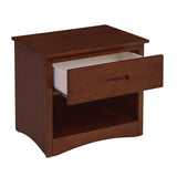 Rowe Dark Cherry Nightstand - Ornate Home