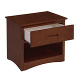 Rowe Dark Cherry Nightstand - Ornate Home