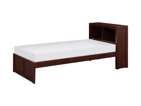 Rowe Dark Cherry Twin Bookcase Platform Bed - Ornate Home