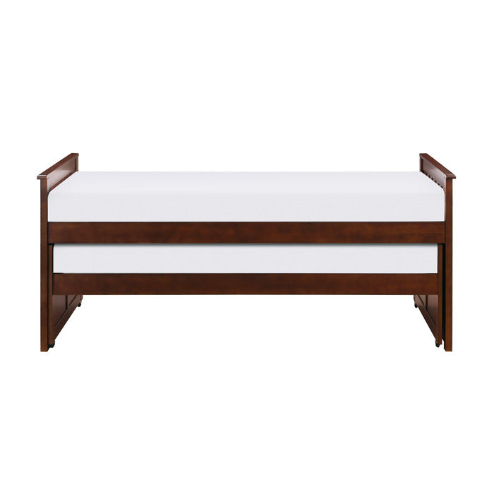 Rowe Dark Cherry Twin/Twin Bed - Ornate Home