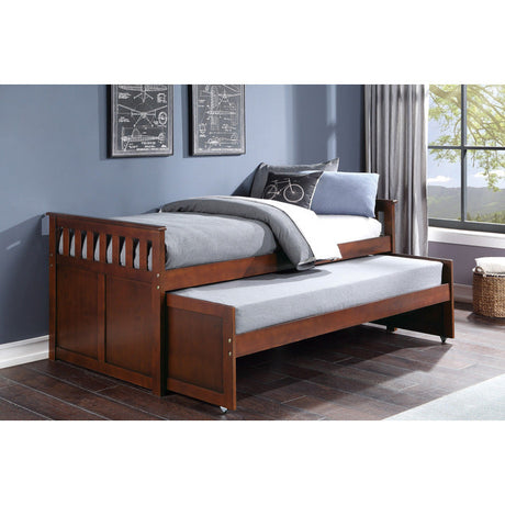 Rowe Dark Cherry Twin/Twin Bed - Ornate Home