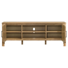 Rowe Light Oak 65-inch 2-door Wood TV Stand Media Console - Ornate Home