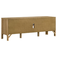Rowe Light Oak 65-inch 2-door Wood TV Stand Media Console - Ornate Home