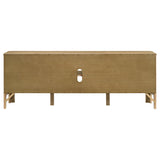 Rowe Light Oak 65-inch 2-door Wood TV Stand Media Console - Ornate Home
