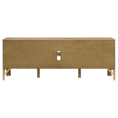 Rowe Light Oak 65-inch 2-door Wood TV Stand Media Console - Ornate Home