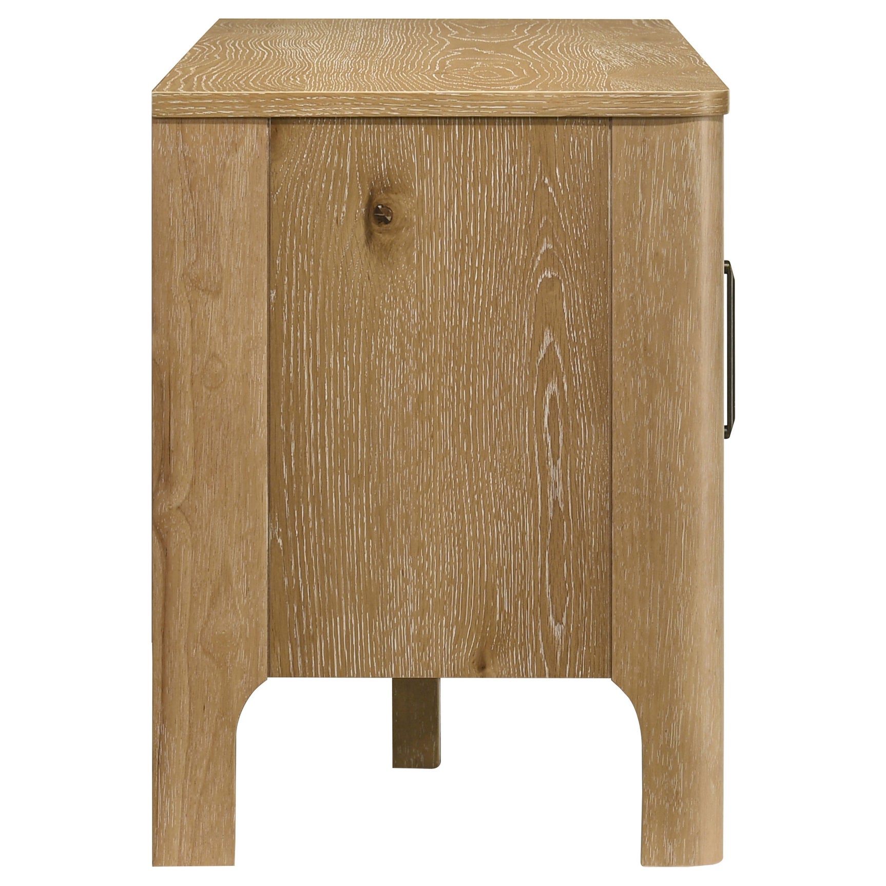 Rowe Light Oak 65-inch 2-door Wood TV Stand Media Console - Ornate Home