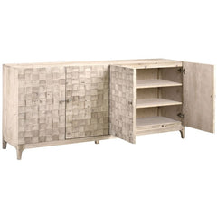Rowell Light Warm Wash Sideboard - Ornate Home
