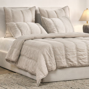 Rowen Taupe Quilt Collection - Ornate Home