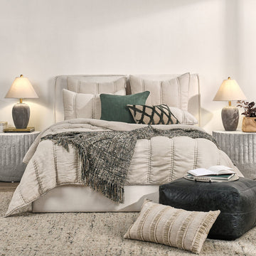 Rowen Taupe Quilt Collection - Ornate Home