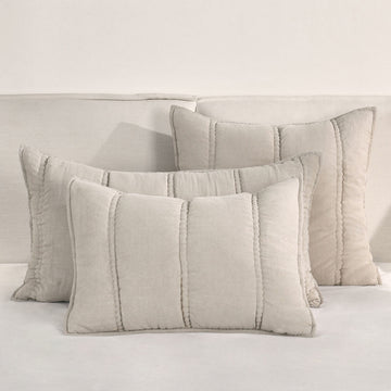 Rowen Taupe Quilt Collection - Ornate Home