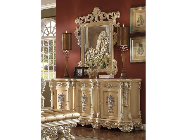 Rowena Pickle Frost Dresser  / HD-7266 - Ornate Home