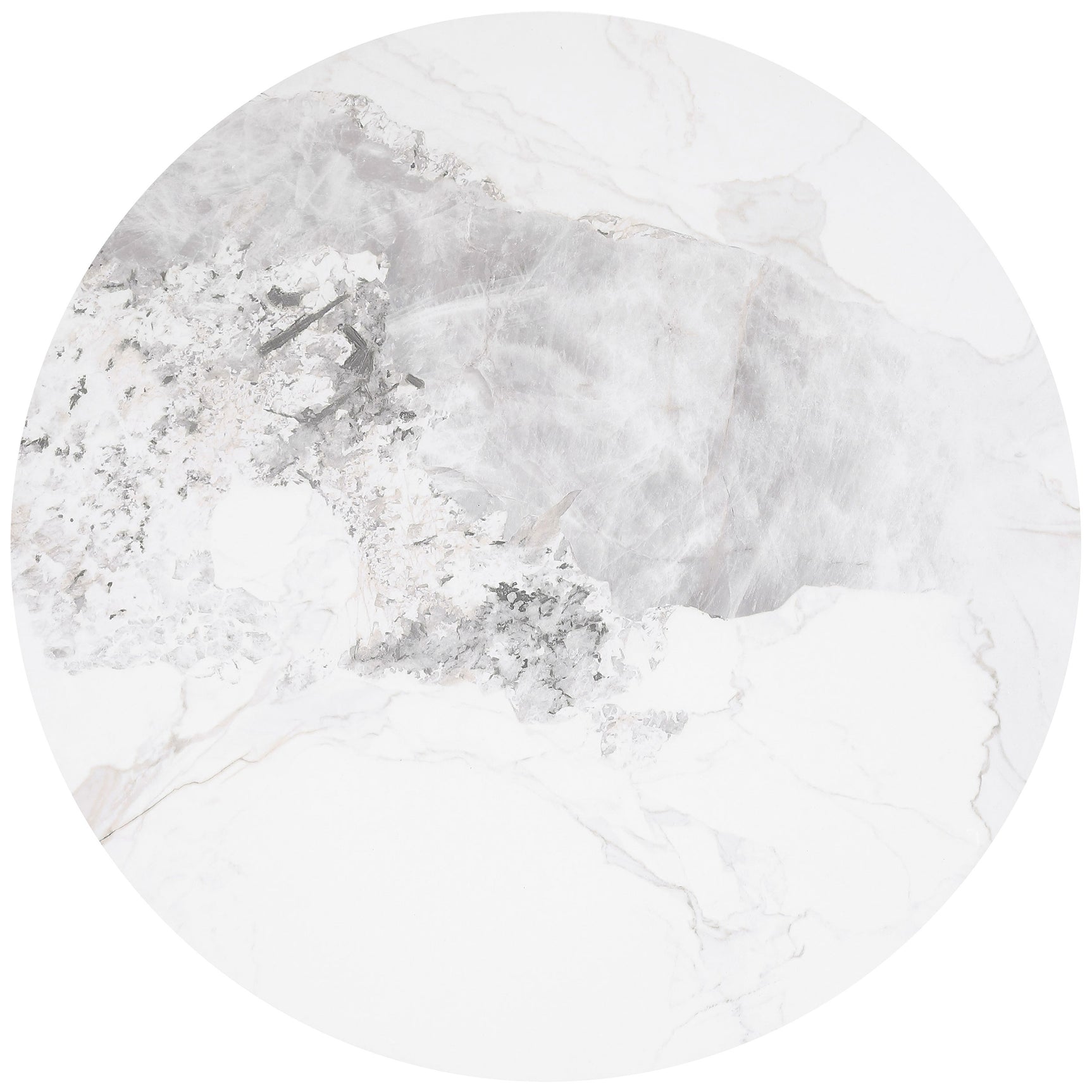 Rowena White Faux Marble Coffee Table - Ornate Home