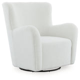 Rowenburg Cream Swivel Glider Accent Chair (Online Special Price) - Ornate Home