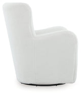 Rowenburg Cream Swivel Glider Accent Chair (Online Special Price) - Ornate Home