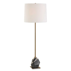 Rowland Black/Brass Panda Marble Buffet Lamp - Ornate Home