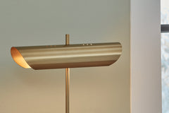 Rowleigh Gold Finish/White Desk Lamp - Ornate Home
