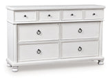 Rowlenstown Antique White Dresser (Online Special Price) - Ornate Home