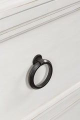 Rowlenstown Antique White Five Drawer Chest - Ornate Home