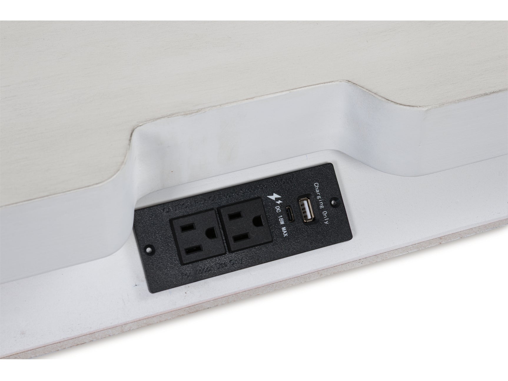 Rowlenstown Antique White Three Drawer Night Stand - Ornate Home