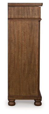 Rowlenstown Brown Five Drawer Chest (Online Special Price) - Ornate Home