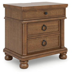 Rowlenstown Brown King Poster Bed, Dresser and 2 Nightstands - Ornate Home