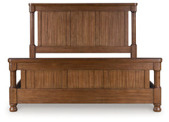 Rowlenstown Brown King Poster Bed - Ornate Home