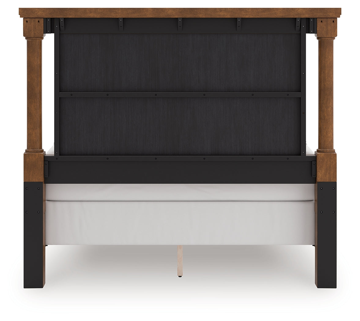 Rowlenstown Brown Queen Poster Bed, Dresser and Mirror (Online Special Price) - Ornate Home