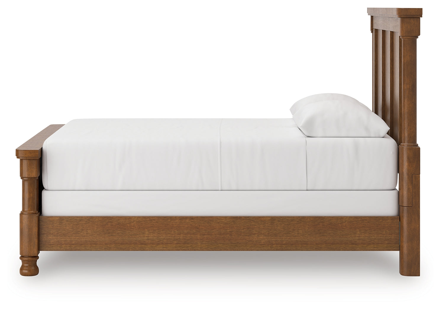 Rowlenstown Brown Queen Poster Bed, Dresser and Mirror (Online Special Price) - Ornate Home