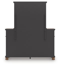Rowlenstown Brown Queen Poster Bed, Dresser and Mirror - Ornate Home