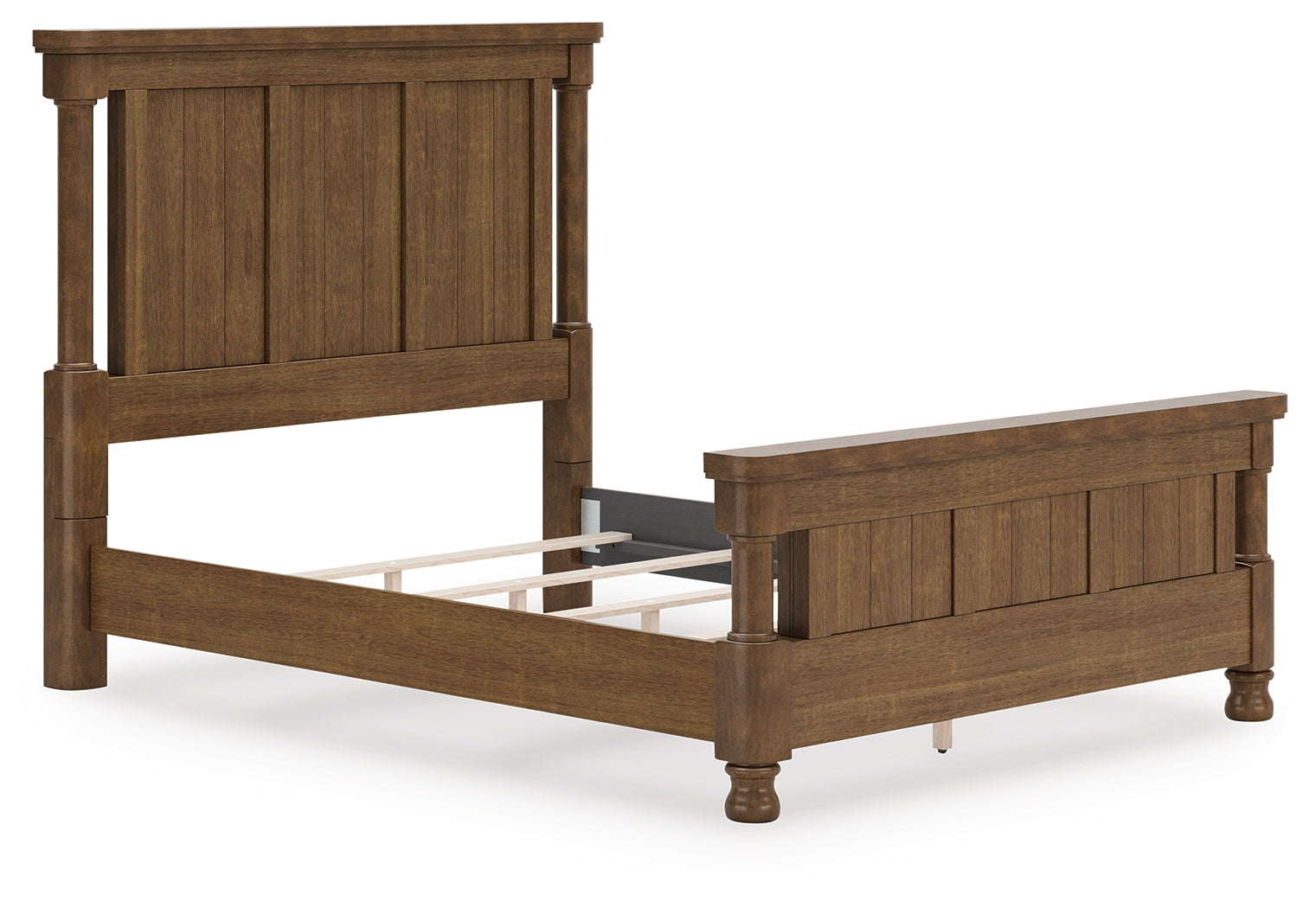 Rowlenstown Brown Queen Poster Bed (Online Special Price) - Ornate Home