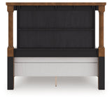 Rowlenstown Brown Queen Poster Bed (Online Special Price) - Ornate Home