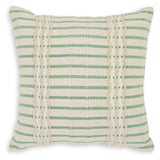 Rowton White/Green Pillow - Ornate Home