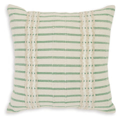 Rowton White/Green Pillow - Ornate Home