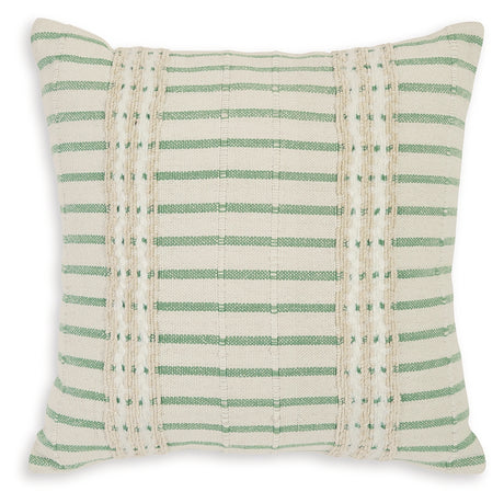 Rowton White/Green Pillow - Ornate Home