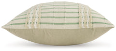 Rowton White/Green Pillow - Ornate Home