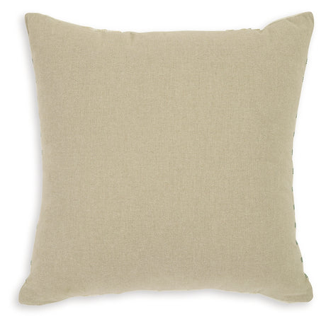 Rowton White/Green Pillow - Ornate Home
