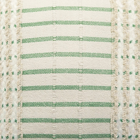 Rowton White/Green Pillow - Ornate Home