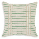 Rowton White/Green Pillow (Set of 4) (Online Special Price) - Ornate Home