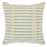 Rowton White/Green Pillow (Set of 4) - Ornate Home